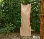 LONG SKIRT SLIP -- SAND DOLLAR