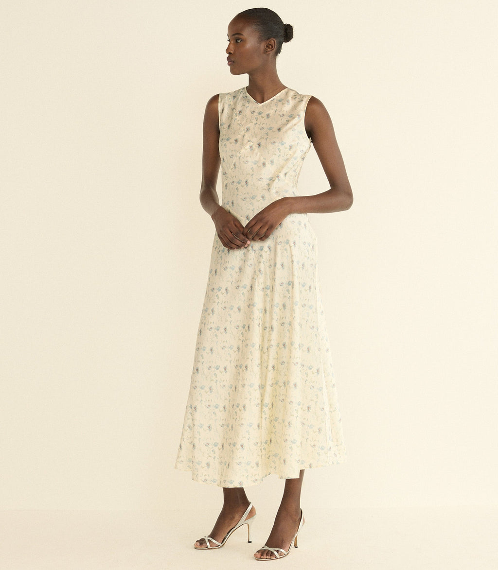 ADELANA DRESS -- CAMELLIA BLOOM