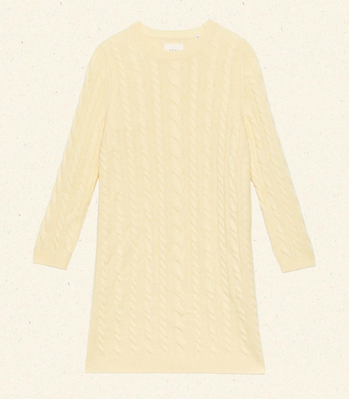 ALICE CASHMERE DRESS -- BUTTERCUP
