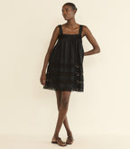 ALOISE DRESS -- BLACK