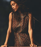 AMARANTE DRESS -- TERRE FOULARD DE LA MER