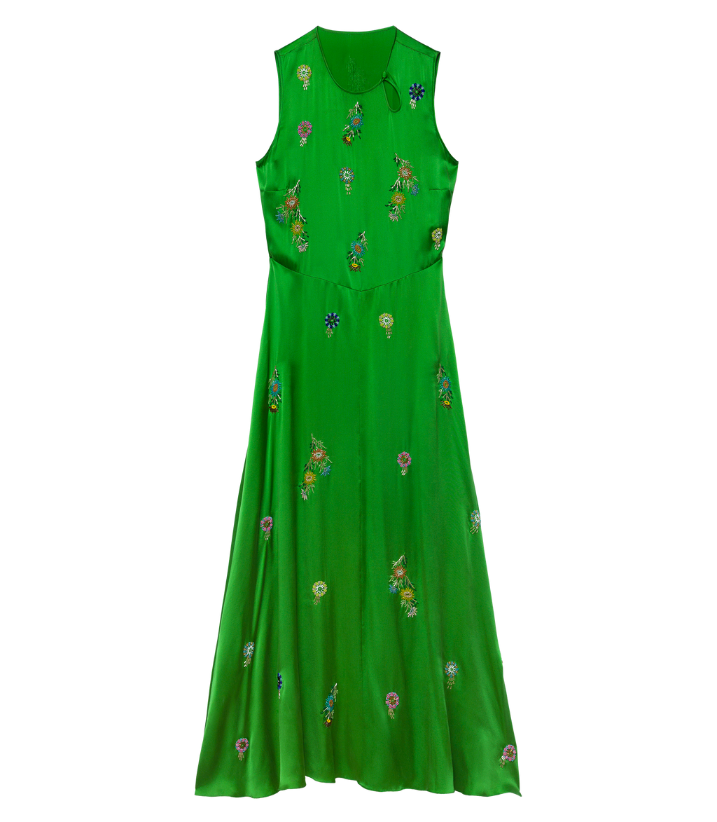 AMARI DRESS -- EMERALD
