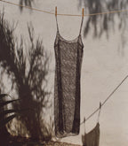 AMEDINE SLIP -- BLACK
