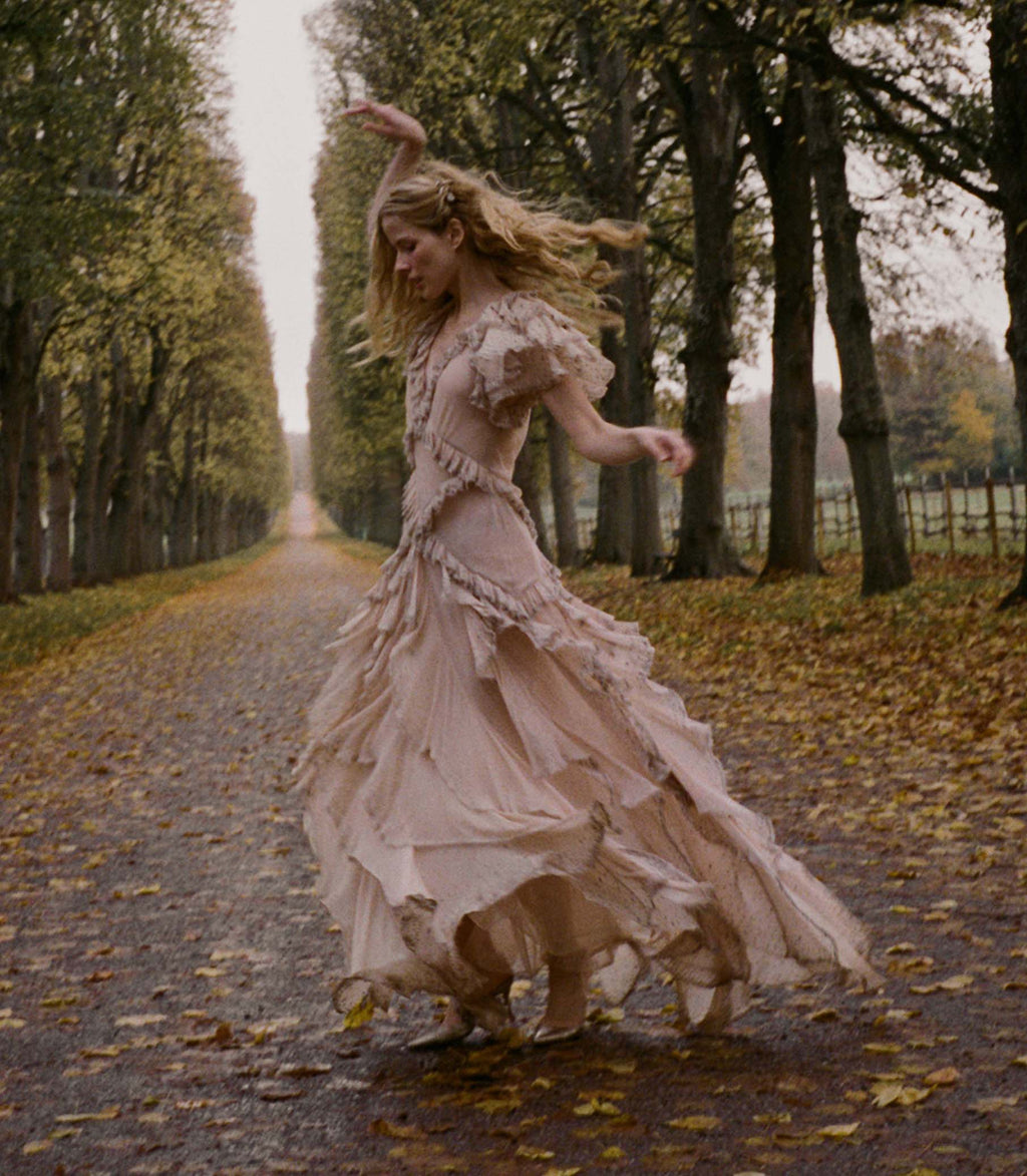 ANTOINETTE ANNIVERSARY DRESS -- ANTIQUE BLUSH