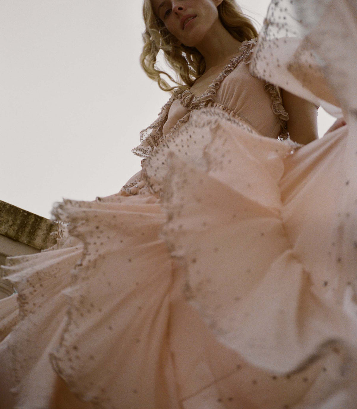 ANTOINETTE ANNIVERSARY DRESS -- ANTIQUE BLUSH