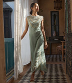 ARTEMISE DRESS -- SAGE