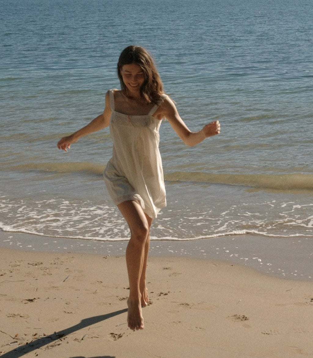 CORDELIA DRESS -- SALT