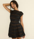 CORNELLA DRESS -- BLACK