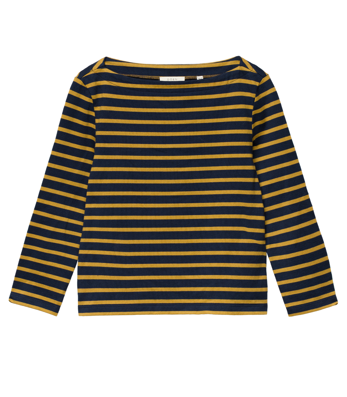 DONNIE TEE -- NAVY BRETON STRIPE