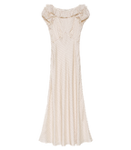 EMERENCE DRESS -- CRÈME PORTIA DOT