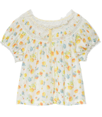 EMILE TOP -- DAHLIA FLORAL