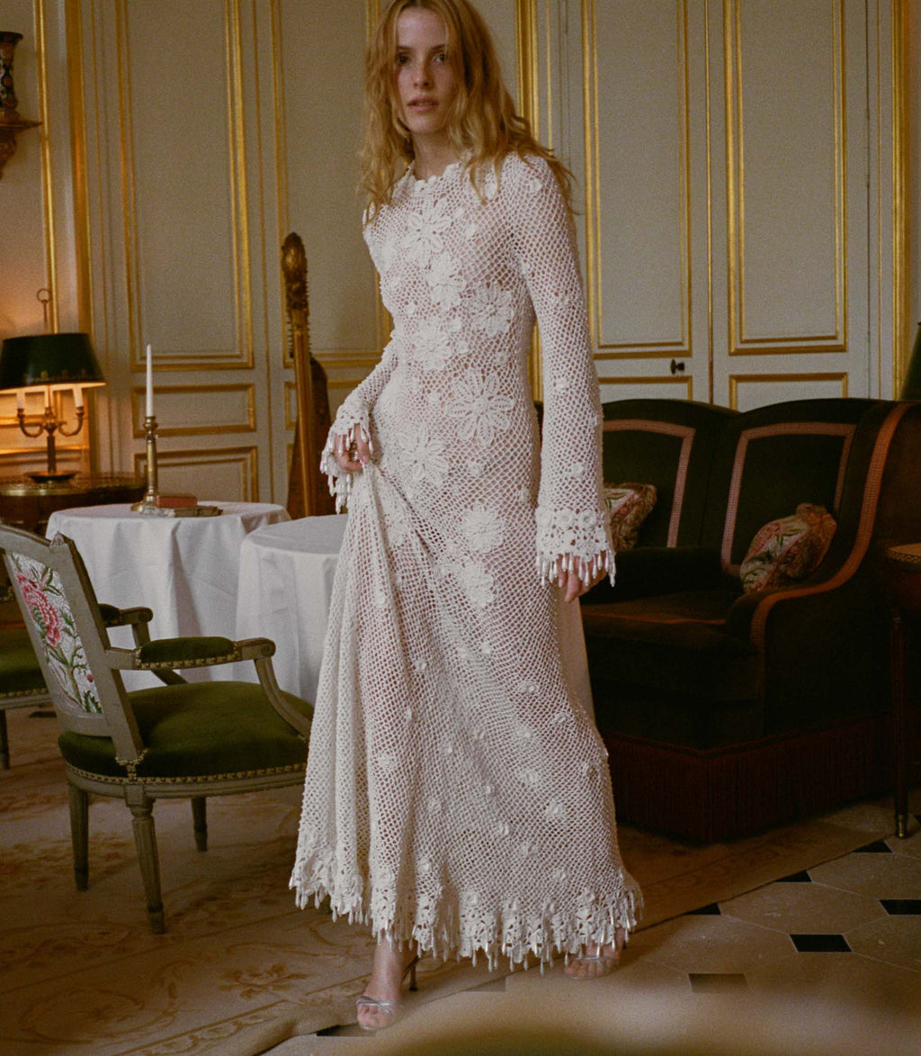 ETNA ANNIVERSARY DRESS -- PEARL