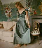FIONA DRESS -- DULAC GREEN