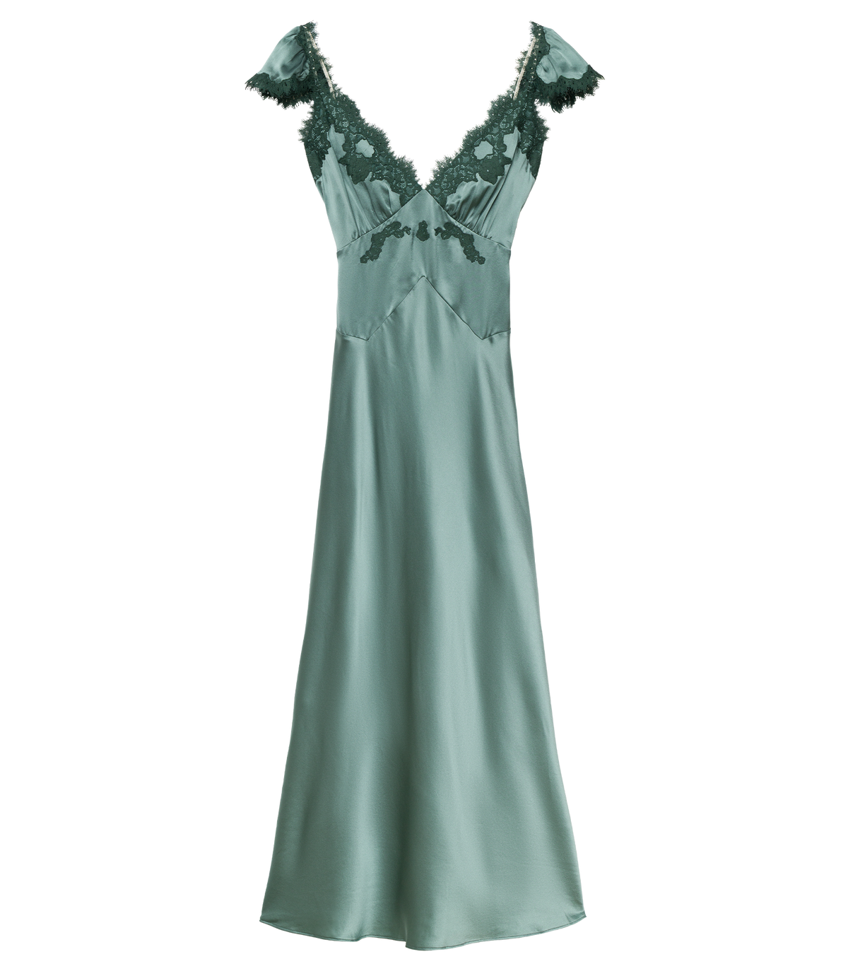 FIONA DRESS -- DULAC GREEN