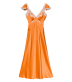 FIONA DRESS -- TANGERINE