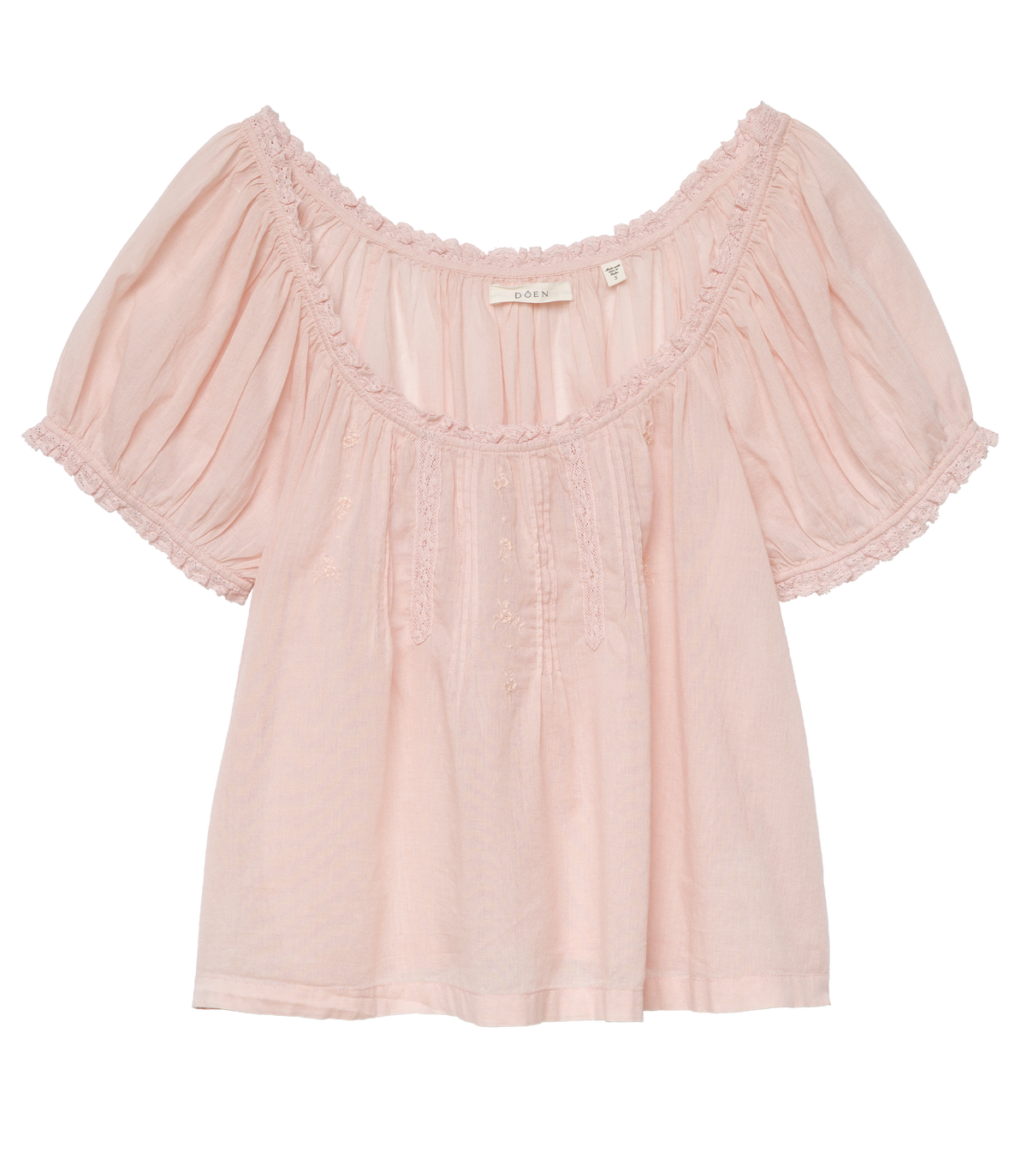 FREDERICA TOP -- BLUSH