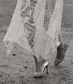 HANDKERCHIEF ANNIVERSARY DRESS -- SALT