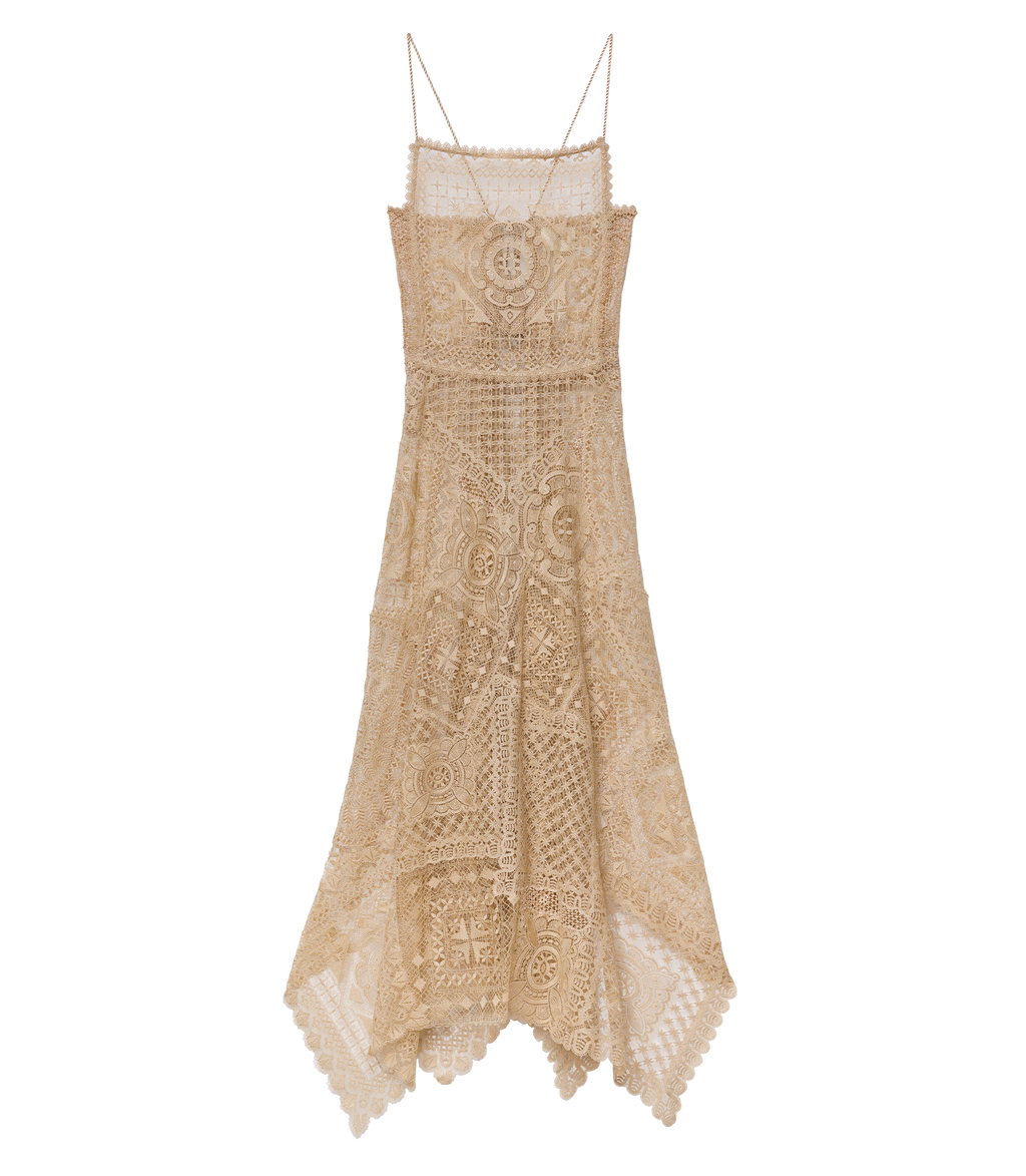 HANDKERCHIEF ANNIVERSARY DRESS -- PAILLE