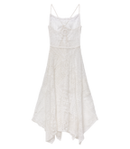 HANDKERCHIEF ANNIVERSARY DRESS -- SALT