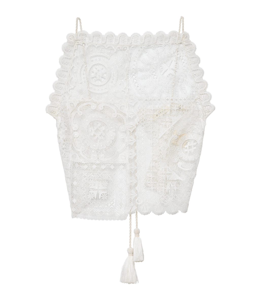 HANDKERCHIEF ANNIVERSARY TOP -- SALT