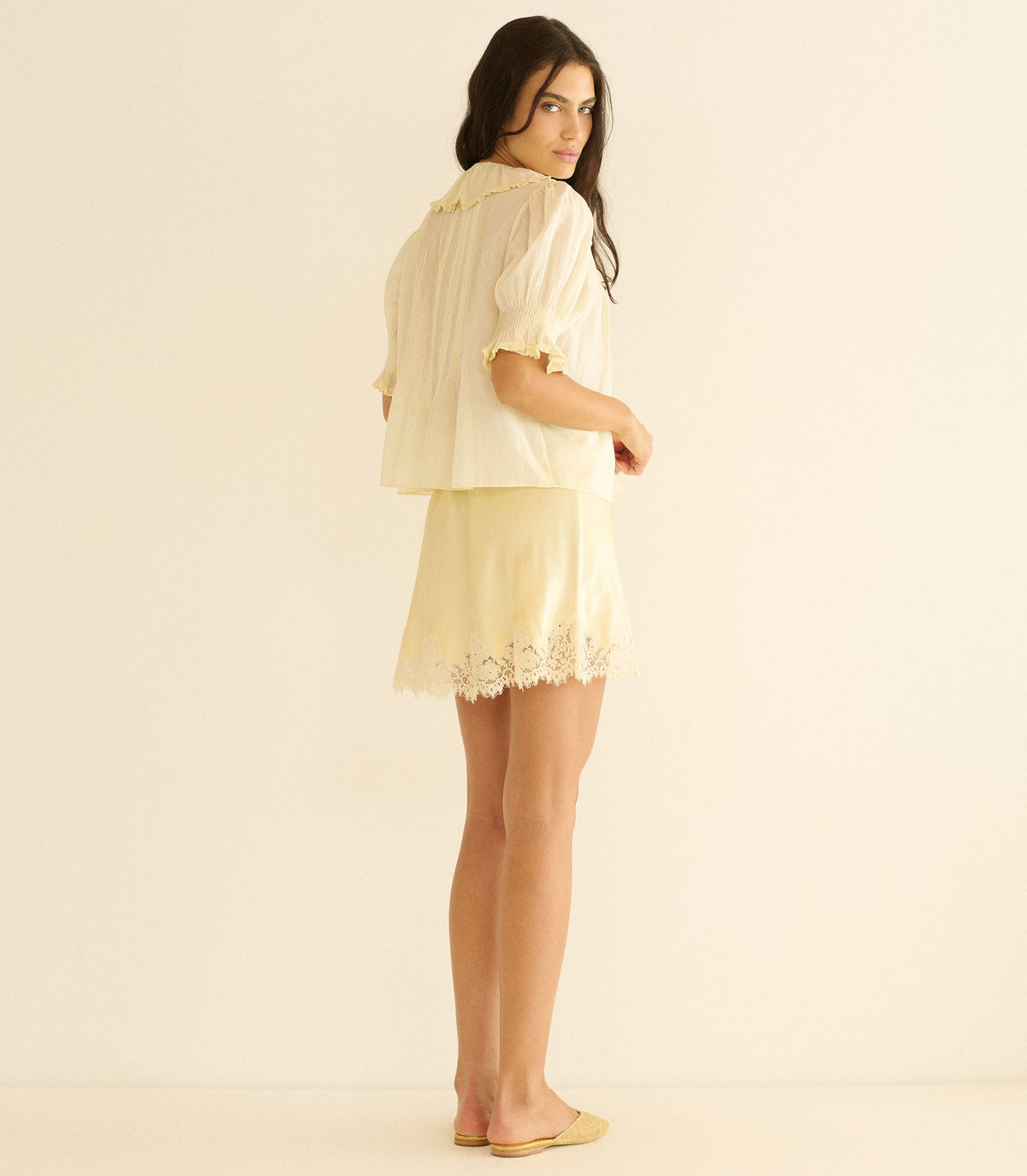HENRI TOP -- CREME CITRON