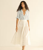 HENRI TOP -- ALICE BLUE
