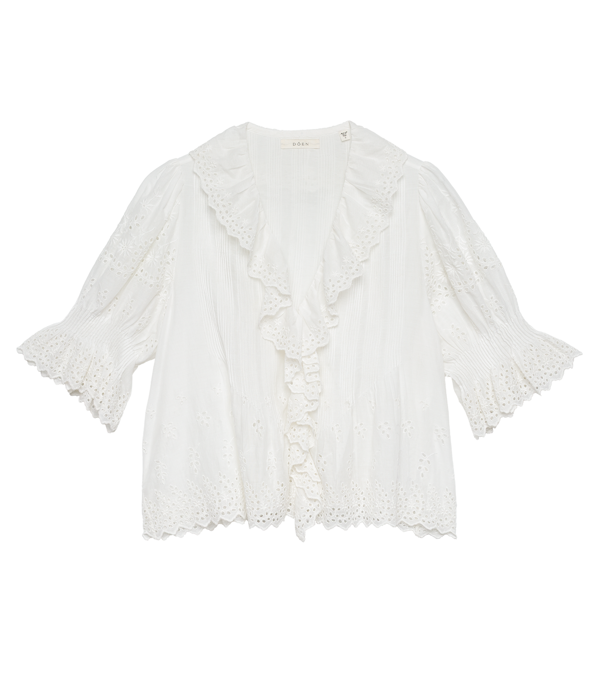 HENRI TOP -- SALT EYELET