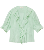 HENRI TOP -- SEAFOAM