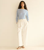 IRENE TEE -- BLEU BRETON STRIPE