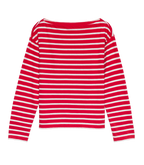 IRENE TEE -- ROUGE BRETON STRIPE
