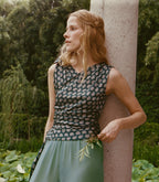 JANILLE TOP -- CHAUMONT PAISLEY