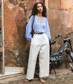 JONIE TOP -- SALERNO STRIPE
