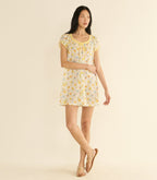 JULIA DRESS -- DAHLIA FLORAL