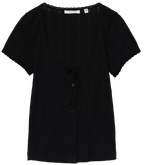 LARA TEE -- BLACK