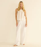 LAVON LINEN PANT -- SALT