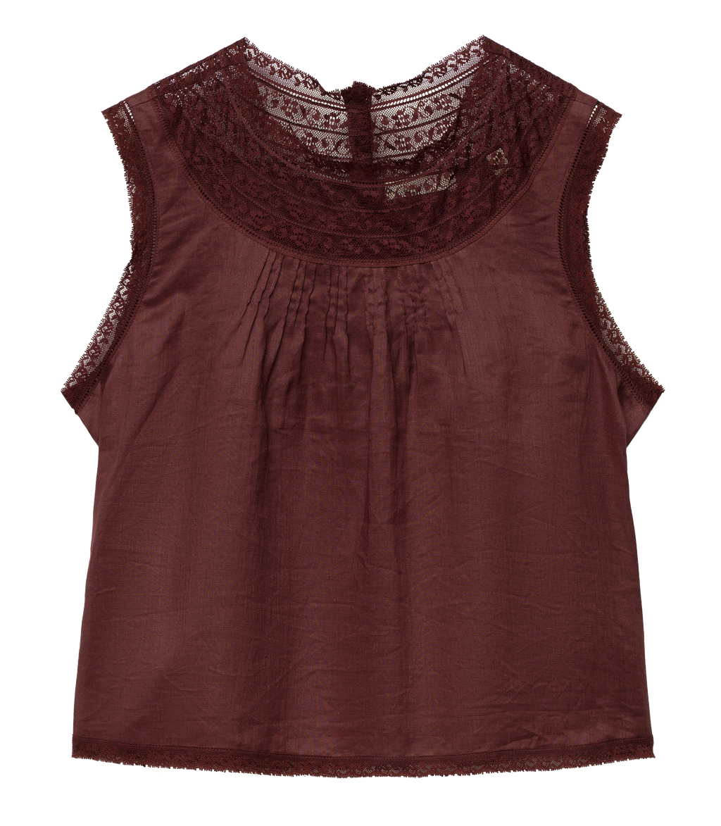 LILETTA TOP -- DAHLIA