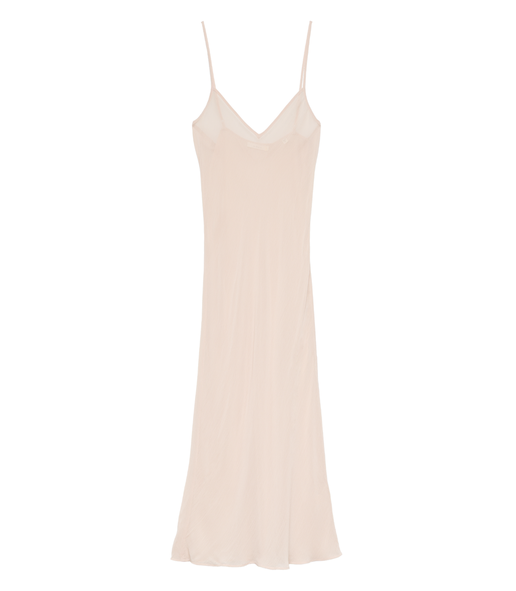 LONG DEEP V-NECK SLIP -- CONCH