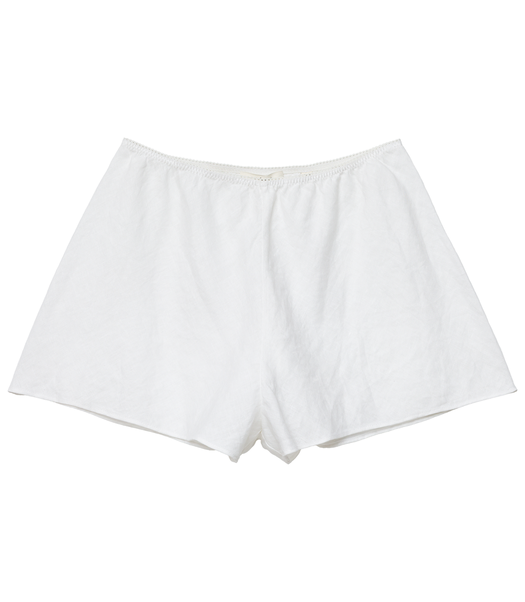 LOREN LINEN SHORT -- SALT
