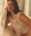LUCIANE DRESS -- POWDER ROSE