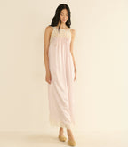 LUCIANE DRESS -- POWDER ROSE
