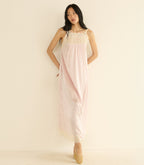 LUCIANE DRESS -- POWDER ROSE