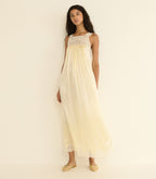 LUCIANE DRESS -- VANILLA