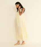 LUCIANE DRESS -- VANILLA