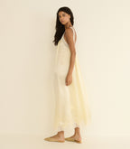 LUCIANE DRESS -- VANILLA