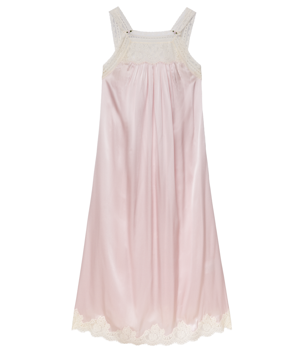 LUCIANE DRESS -- POWDER ROSE