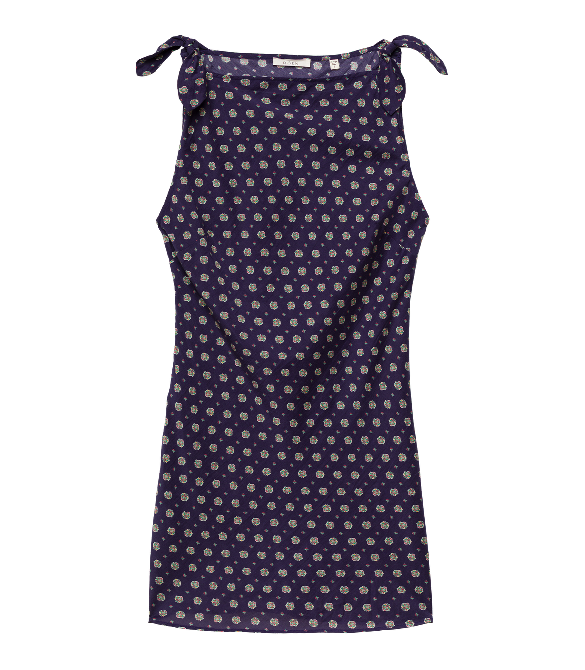 MALTINA DRESS -- NAVY CADIZ FOULARD