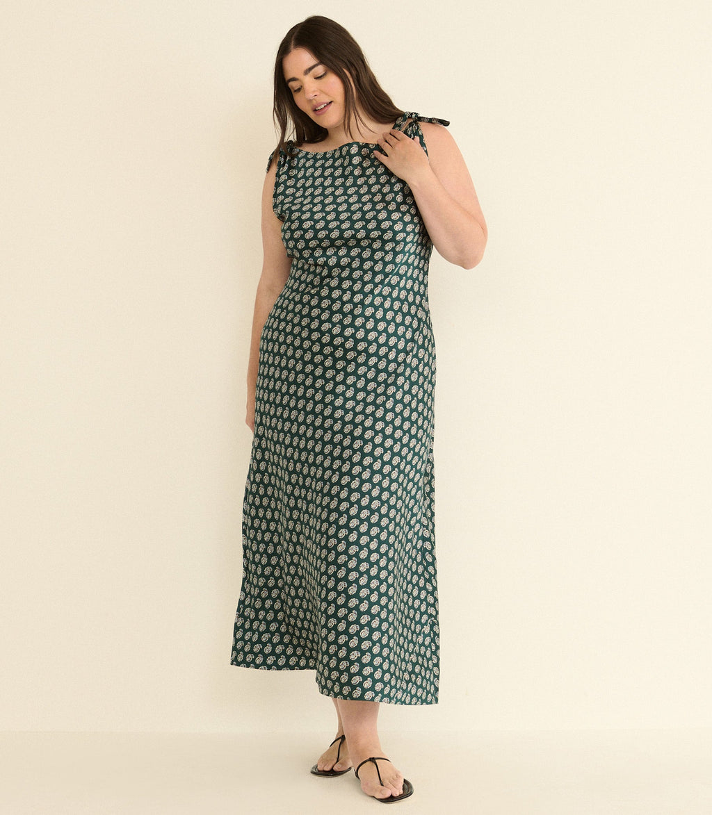 MARISELLE DRESS -- CHAUMONT PAISLEY