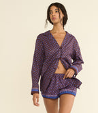 MAURISE TOP -- MENORCA FOULARD