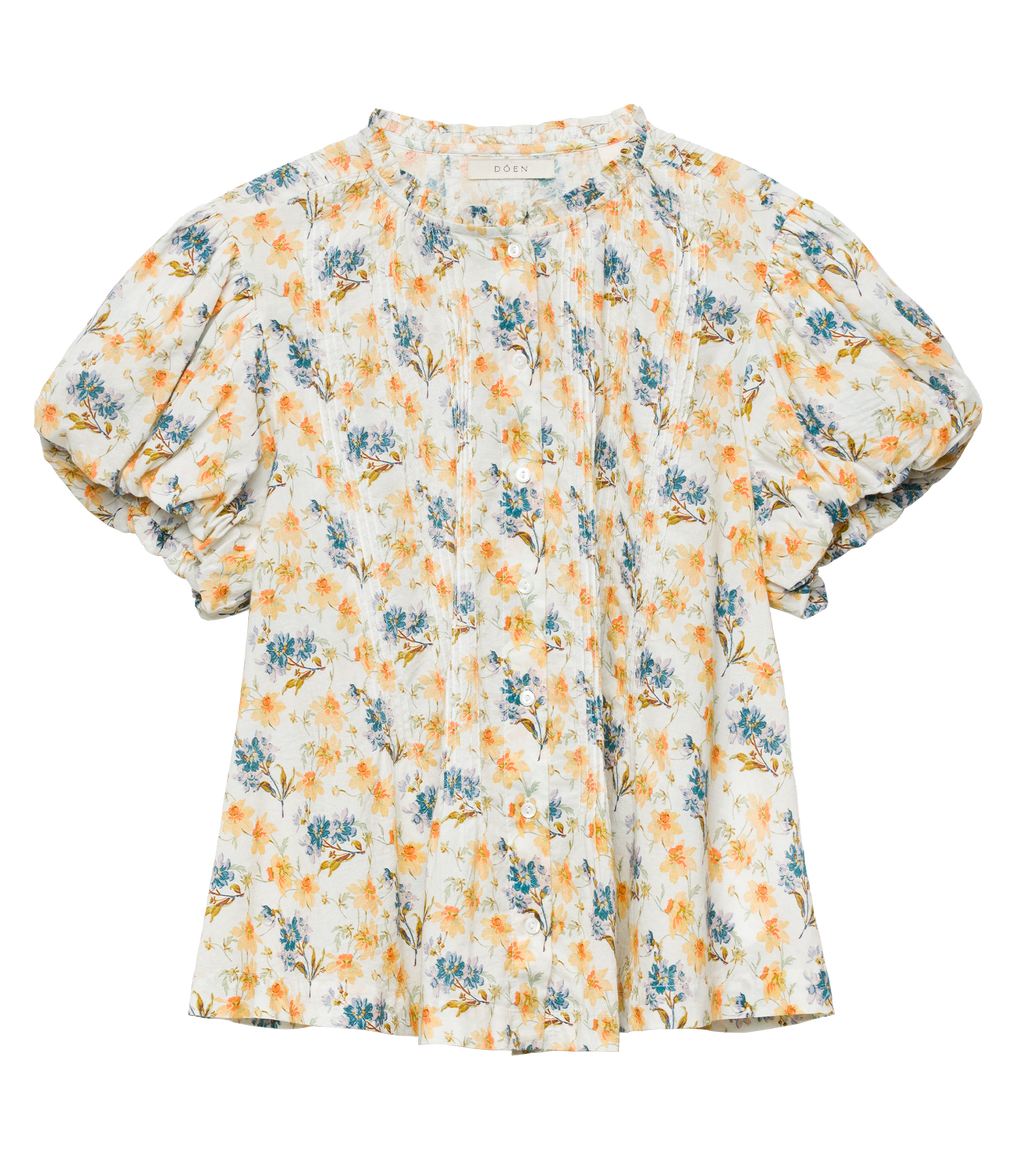 MILLIE TOP -- NARCISSUS BLOOM