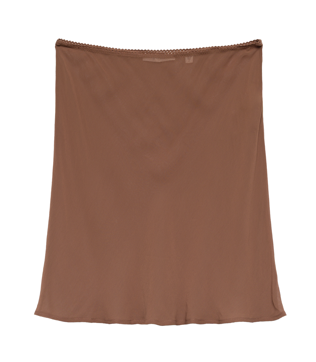 MINI SKIRT SLIP -- CAROB